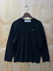 PLAY COMME des GARCONS 長袖カットソー 黒 - メルカリ