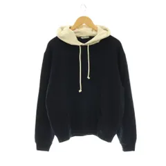 オーラリー AURALEE SMOOTH SOFT BD SWEAT P/O PARKA パーカー スウェット プルオーバー 4 紺 ネイビー ベージュ A26SP01TU /CX ■OS ■SHのサムネイル