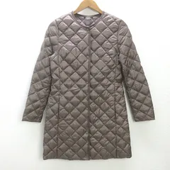 g■ユニクロ/UNIQLO ウルトラライトダウンコンパクトコート/212-178929【S】茶系/LADIES/K53【中古】■