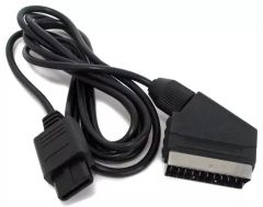 [Used] Super Famicom Hardware: Analog 21-pin RGB Cable for Super Famicom (Super Famicom Output Connector), approx. 2m