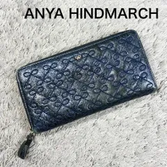Anya Hindmarch アニヤハインドマーチ 長財布 メタリックブルーのサムネイル