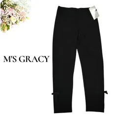 M'S GRACY　エムズグレイシー　カジュアルパンツ　スウェット　ブラック　リボンのサムネイル