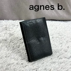 agnes b. VOYAGE  アニエスベー ボヤージュ 名刺入れ カードケース レザー ブラックのサムネイル