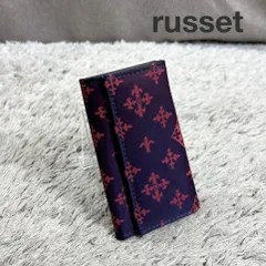 russet ラシット 6連 キーケース ナイロン × レザー 総柄ロゴ 玉虫色のサムネイル