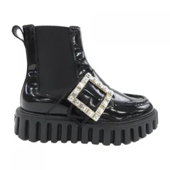 ロジェヴィヴィエ ROGER VIVIER Viv' Go-Thick ストラス バックル ブーツのサムネイル