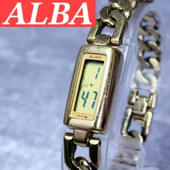 希少 SEIKO セイコー ALBA アルバ Y491-4100 レディース腕時計 ブレス
