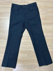 22AW 新品 訳有 コンダクター スター スタッズ ウール フレア パンツ