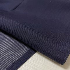 週末セール⭐︎三勝 白地に青の波縞模様 注染浴衣 単品 - メルカリ