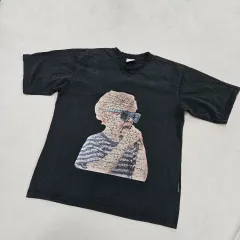 実寸確認 acme de la vie アクメドラビ ベース FACE ブラック 半袖 Tシャツ 0608Yのサムネイル