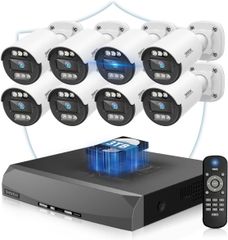 Swann 8CH 12MP NVRセキュリティシステム2TBドーム型カメラ8台 - メルカリ