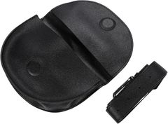 Fuji-cellar Golf Ball Pouch for Women, with Belt, Holds 6 Golf Balls, Also Fits a Smartphone, Waist Pouch (Black)