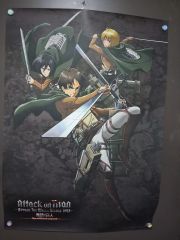 進撃の巨人 FLY 画集 35巻 エレンの鍵 ミカサのマフラー 複製原画