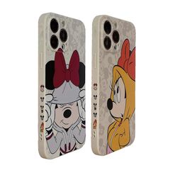 GREDINO iPhone16 Pro 용 케이스 미키 마우스 스마트 폰 케이스 귀여운 iphone 16 Pro 용 전 기종 대응 TPU 흠집 방지 지문 방지 내충격 세련된 미키 iphone 16 Pro 케이스 휴대 보호 커버 얇은 소프트