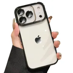 [JOOBOY] スマホケース 対応 iPhone 16 Pro Max ケース クリア カメラレンズ保護 「極透明 レンズを完全に覆う一体型設計」 米軍MIL規格の保護 ストラップ穴 耐黄変 耐衝撃 傷防止背面 ブランド ハードカバー ソフトTPU+ポリカーのサムネイル