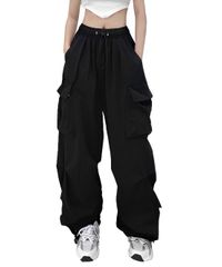 alo yoga ハイウエスト シティワイズ カーゴパンツ - ブラック | Mercari