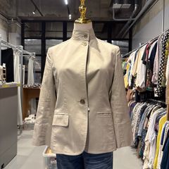 BURBERRY テーラードジャケット ベージュ チェック柄 ノバチェック 38
