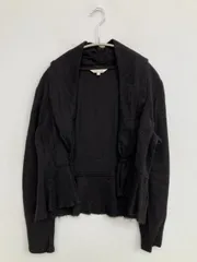 qualite カーディガン/ボレロ 38 ブラック ウール・ニット 無地 ショート丈 長袖 レディースのサムネイル