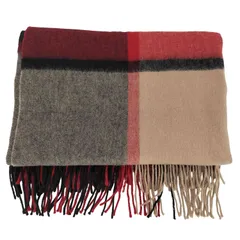 ツイードミル TWEEDMILL イギリス製 チェック ウール フリンジ マフラー レディース 表記無 のサムネイル