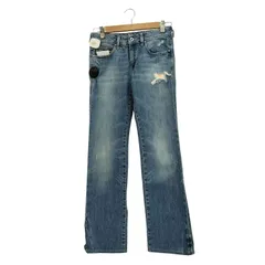 ディーゼル DIESEL 00s イタリア製 ダメージ加工 ストレートデニムパンツ メンズ  W27 L32のサムネイル