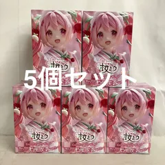 未開封 初音ミク 桜ミク Coreful 描き下ろし 和風喫茶 フィギュア 5個セット SF6530 c107