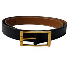 ⭐️良品⭐️エルメス アピ ベルト 90 ブルージーン シルバーバックル