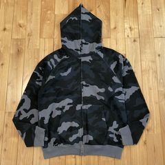 a＊様専用 A BATHING APE 蓄光 カモフラ シャークパーカー S - メルカリ