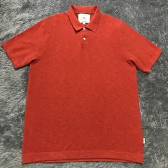 L A級 ヘンリーコットンズ(Henry Cotton's) 半袖カラーネックニット@666のサムネイル