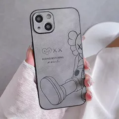 iPhone 15 ProMax 用 ケース カウズ スマホケース おしゃれ キャラクター バンパー レンズ保護 ワイヤレス充電対応 アイフォン15ProMax 用 A