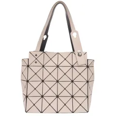 美品 イッセイミヤケ BAOBAO バオバオ CARAT カラット BB33AG611 PVC ポリエステル ホワイトベージュ トートバッグ  0600 ISSEY MIYAKEのサムネイル