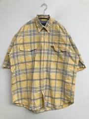 ROPER シャツ/ブラウス M イエロー コットン チェック柄 ミドル丈 半袖 ボタンダウン メンズのサムネイル