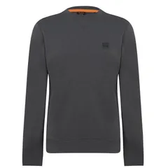 ボス メンズ アウター ニット・セーター クルーネック スウェット シャツ Boss RelaxedFit Crewneck Sweatshirt Charcoal 029 チャコールのサムネイル