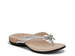 バイオニック レディース シューズ サンダル Vionic Bella Flip Flop Grey グレーのサムネイル
