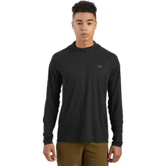 アウトドアリサーチ メンズ トップス シャツ 長袖 Outdoor Research Echo Hooded LongSleeve Shirt Mens Black ブラックのサムネイル