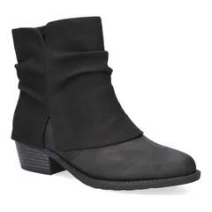 イージーストリート レディース シューズ ブーツ・レインブーツ アンクル ヒール Easy Street Kudos Womens Block Heel Ankle Boots Black ブラック