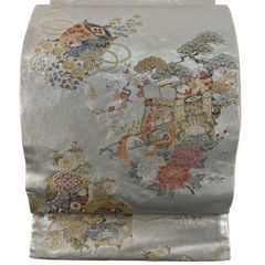 長嶋成織物 正絹 六通 袋帯 本金箔 瀞金錦 - メルカリ