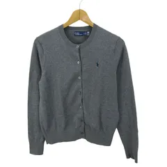 ポロバイラルフローレン カーディガン トップス クルーネック ポニー刺繍 レディース SPサイズ グレー Polo by Ralph Lauren 【中古】のサムネイル