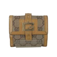グッチ GUCCI GGキャンバス Wホック 2つ折り財布 レディース 表記無