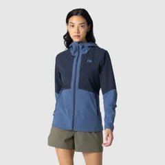アウトドアリサーチ レディース アウター ジャケット・ブルゾン フーデッドジャケット Outdooresearch Ferrosi Hooded Jacket WomenskylineDark Navのサムネイル