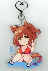 【中古】同人アクセサリー・小物系 【ウマ娘 プリティーダービー】水着マーチャンアクリルキーホルダー アストンマーチャン(夕暮こかげ) C104/ゆうゆう庭園