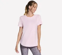 スケッチャーズ レディース トップス Tシャツ Womenskechers GOWALK GODRI SWIFTunic Pink Sugar Heather ヘザーのサムネイル