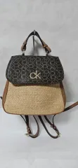 Calvin Klein CK モノグラム ラタン バックパックのサムネイル