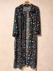 シースルー ロング カーディガンのサムネイル