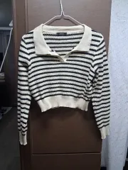 LAMYボーダー柄ニット(F)のサムネイル