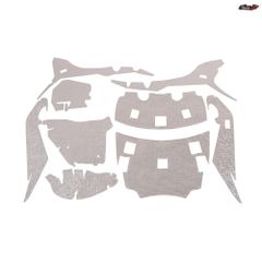 두카티 스트리트 파이터 V4 V4S 2020 2021 2022 용 모터 사이클 내열 랩 실드 포일 커버