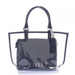 FOXEY クリアバッグ ハンドバッグ インナーポーチ付 フォクシー verre