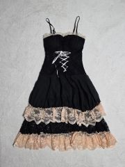 新品タグ付☆トゥララ【リズリサ系】白黒ビックリボン☆ベアトップ