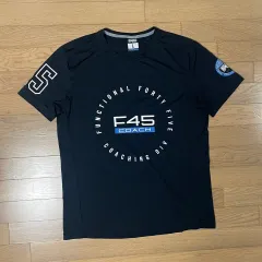 L / F45 COACH コーチ メンズ 半袖 機能性 Tシャツ ネイビーのサムネイル