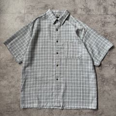 ポルトガル製patagonia ACシャツ Lブルーxグレー パタゴニア - メルカリ