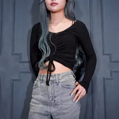 EU VINTAGE FB SISTER SHARING DESIGN TOPS MADE IN TURKEY/ヨーロッパ古着シャーリングデザイントップスのサムネイル