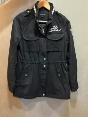 EGOIST エゴイスト ブラック レイ レース マウンテンパーカー ジャケット 55サイズのサムネイル